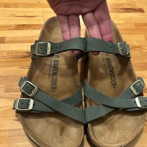 Birkenstock Olive Double-Strap Sandals